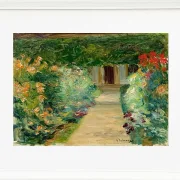 Max Liebermann - 05 Køkkenhaven i Wannsee mod øst 1929 | Indrammet giclée-kunsttryk