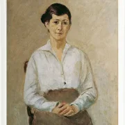 Max Liebermann - 14 Käthe Liebermann, die Tochter des Künstlers 1916 | Giclée Kunstdruck gerahmt