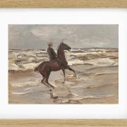 Max Liebermann - 21 Reiter am Meer nach rechts 1912 | Giclée Kunstdruck gerahmt
