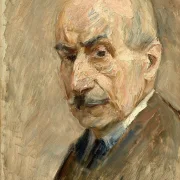 Max Liebermann - 28 Selbstbildnis, Büste 1922 | Giclée Kunstdruck gerahmt