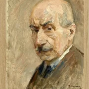 Max Liebermann - 28 Selbstbildnis, Büste 1922 | Giclée Kunstdruck gerahmt