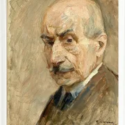 Max Liebermann - 28 Selbstbildnis, Büste 1922 | Giclée Kunstdruck gerahmt