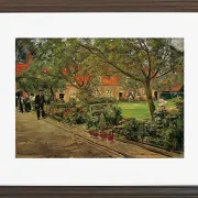 Max Liebermann - 30 Spitalgarten in Edam 1904 | Giclée Kunstdruck gerahmt