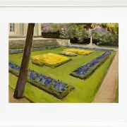 Max Liebermann - 32  Terrasse im Garten am Wannsee 1916 | Giclée Kunstdruck gerahmt