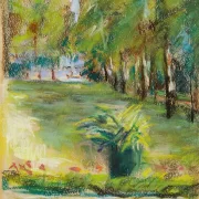 Max Liebermann - 33  Der Garten des Künstlers im Osten 1904 | Giclée Kunstdruck gerahmt