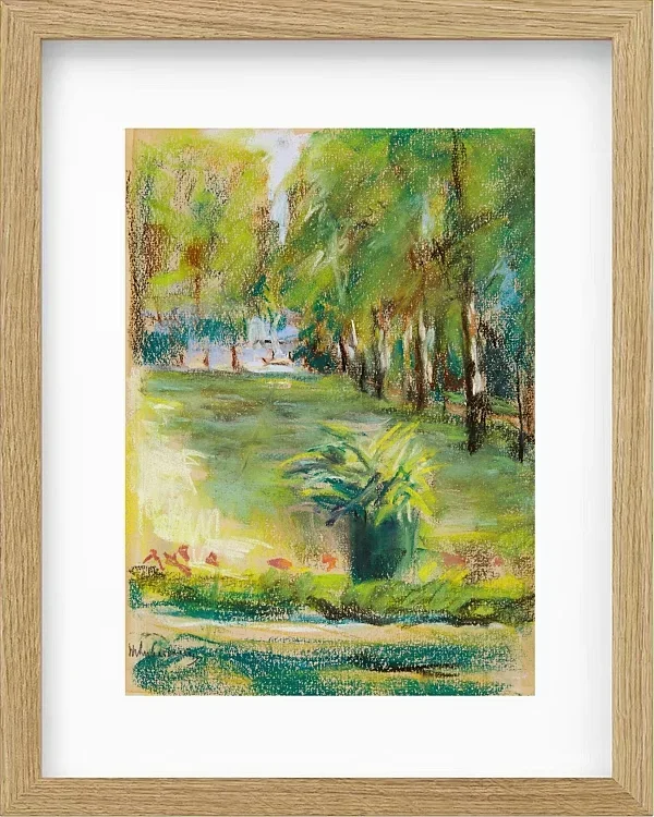 Max Liebermann - 33  Der Garten des Künstlers im Osten 1904 | Giclée Kunstdruck gerahmt