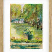Max Liebermann - 33  Der Garten des Künstlers im Osten 1904 | Giclée Kunstdruck gerahmt