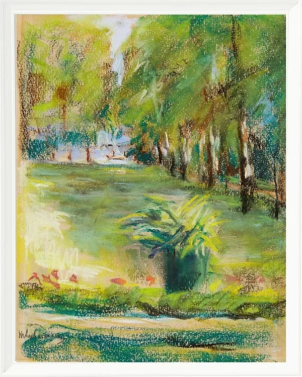Max Liebermann - 33  Der Garten des Künstlers im Osten 1904 | Giclée Kunstdruck gerahmt