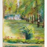 Max Liebermann - 33  Der Garten des Künstlers im Osten 1904 | Giclée Kunstdruck gerahmt