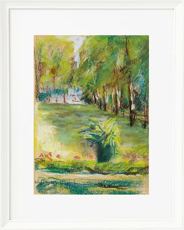 Max Liebermann - 33  Der Garten des Künstlers im Osten 1904 | Giclée Kunstdruck gerahmt
