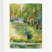 Max Liebermann - 33  Der Garten des Künstlers im Osten 1904 | Giclée Kunstdruck gerahmt