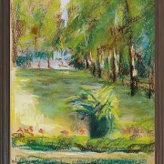 Max Liebermann - 33  Der Garten des Künstlers im Osten 1904 | Giclée Kunstdruck gerahmt
