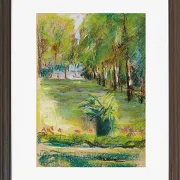 Max Liebermann - 33  Der Garten des Künstlers im Osten 1904 | Giclée Kunstdruck gerahmt