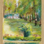 Max Liebermann - 33  Der Garten des Künstlers im Osten 1904 | Giclée Kunstdruck gerahmt