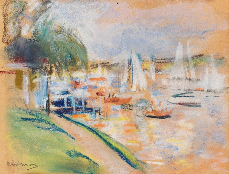 Max Liebermann - 38  Wannsee 1925 | Giclée Kunstdruck gerahmt