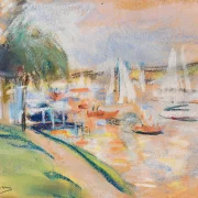 Max Liebermann - 38  Wannsee 1925 | Giclée Kunstdruck gerahmt