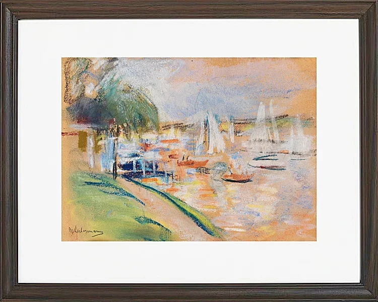 Max Liebermann - 38  Wannsee 1925 | Giclée Kunstdruck gerahmt