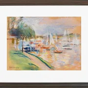 Max Liebermann - 38  Wannsee 1925 | Giclée Kunstdruck gerahmt