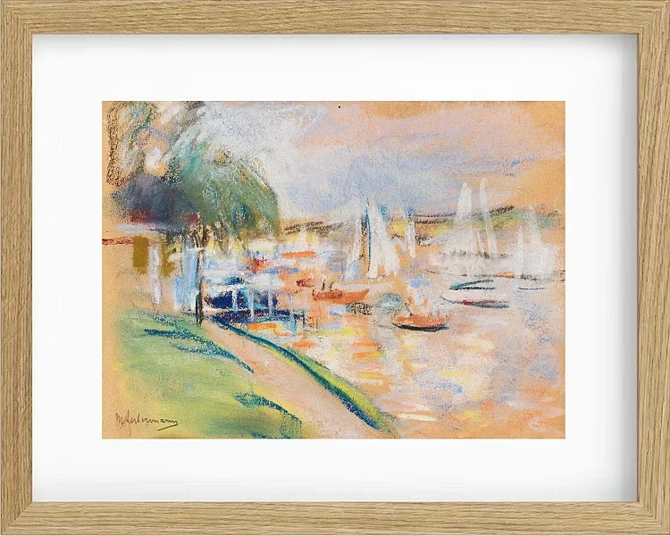 Max Liebermann - 38  Wannsee 1925 | Giclée Kunstdruck gerahmt