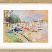 Max Liebermann - 38  Wannsee 1925 | Giclée Kunstdruck gerahmt