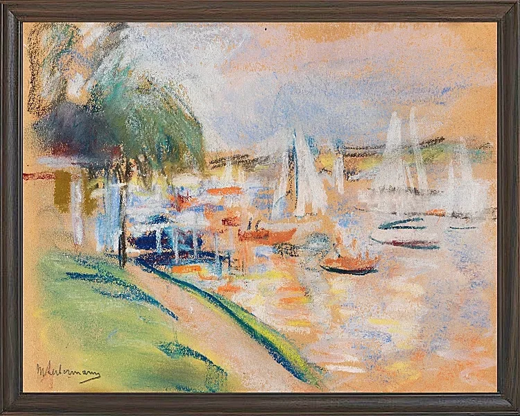 Max Liebermann - 38  Wannsee 1925 | Giclée Kunstdruck gerahmt