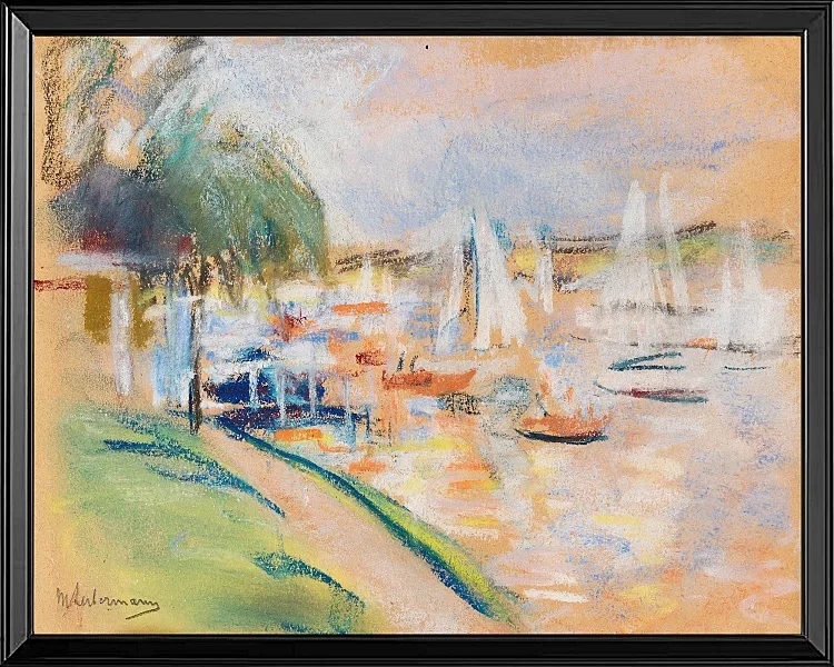 Max Liebermann - 38  Wannsee 1925 | Giclée Kunstdruck gerahmt