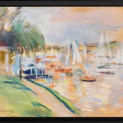Max Liebermann - 38  Wannsee 1925 | Giclée Kunstdruck gerahmt