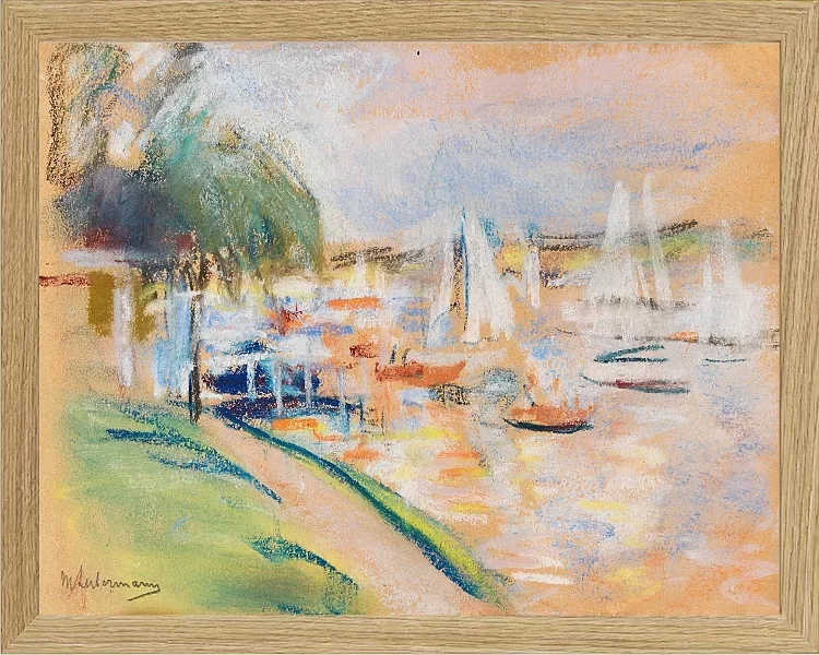 Max Liebermann - 38  Wannsee 1925 | Giclée Kunstdruck gerahmt