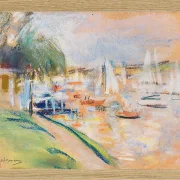 Max Liebermann - 38  Wannsee 1925 | Giclée Kunstdruck gerahmt