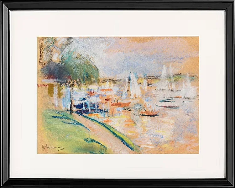 Max Liebermann - 38  Wannsee 1925 | Giclée Kunstdruck gerahmt