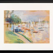Max Liebermann - 38  Wannsee 1925 | Giclée Kunstdruck gerahmt