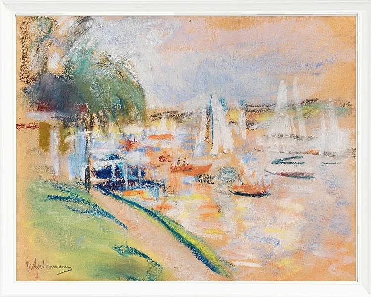 Max Liebermann - 38  Wannsee 1925 | Giclée Kunstdruck gerahmt