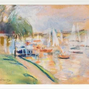 Max Liebermann - 38  Wannsee 1925 | Giclée Kunstdruck gerahmt