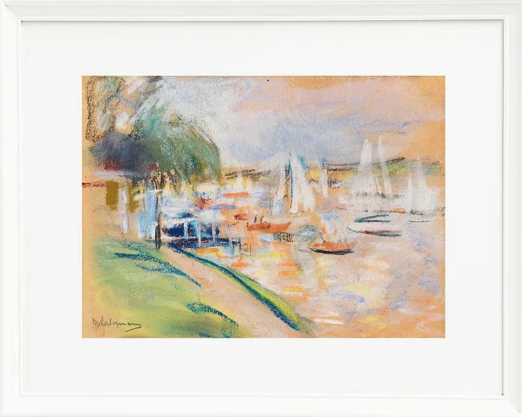 Max Liebermann - 38  Wannsee 1925 | Giclée Kunstdruck gerahmt