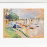 Max Liebermann - 38  Wannsee 1925 | Giclée Kunstdruck gerahmt