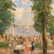 Max Liebermann - 03 Ølhave nær Wannsee 1933 | Indrammet giclée-kunsttryk
