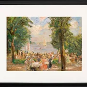 Max Liebermann - 03 Ølhave nær Wannsee 1933 | Indrammet giclée-kunsttryk