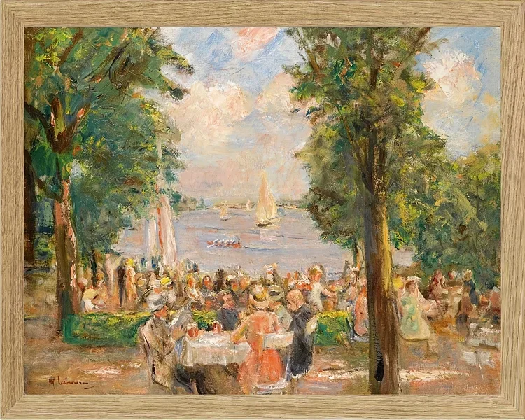 Max Liebermann - 03 Ølhave nær Wannsee 1933 | Indrammet giclée-kunsttryk