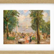 Max Liebermann - 03 Ølhave nær Wannsee 1933 | Indrammet giclée-kunsttryk