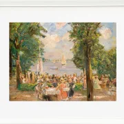 Max Liebermann - 03 Ølhave nær Wannsee 1933 | Indrammet giclée-kunsttryk