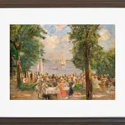Max Liebermann - 03 Ølhave nær Wannsee 1933 | Indrammet giclée-kunsttryk