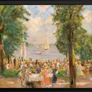 Max Liebermann - 03 Ølhave nær Wannsee 1933 | Indrammet giclée-kunsttryk