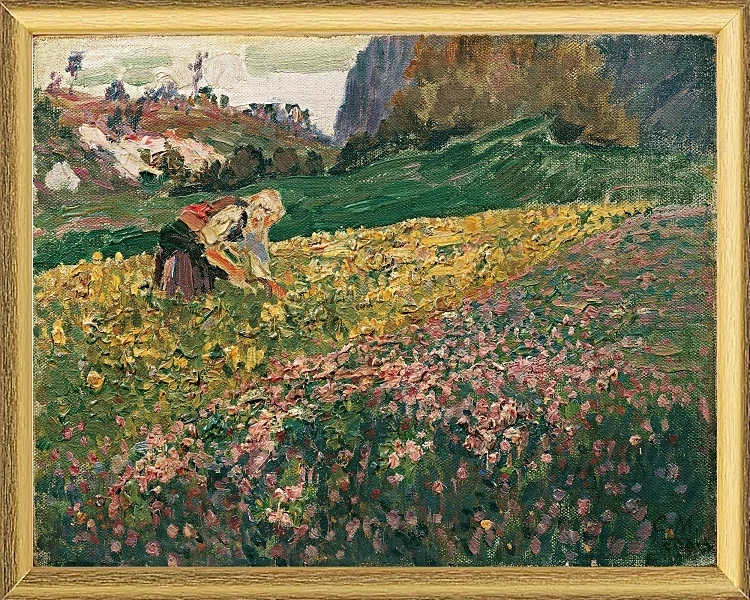 Pigen i blomsterengen - 1909