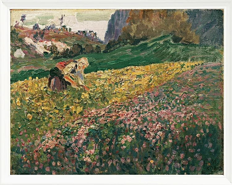 Pigen i blomsterengen - 1909