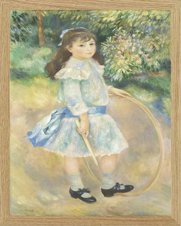 Mädchen mit Reifen – 1885