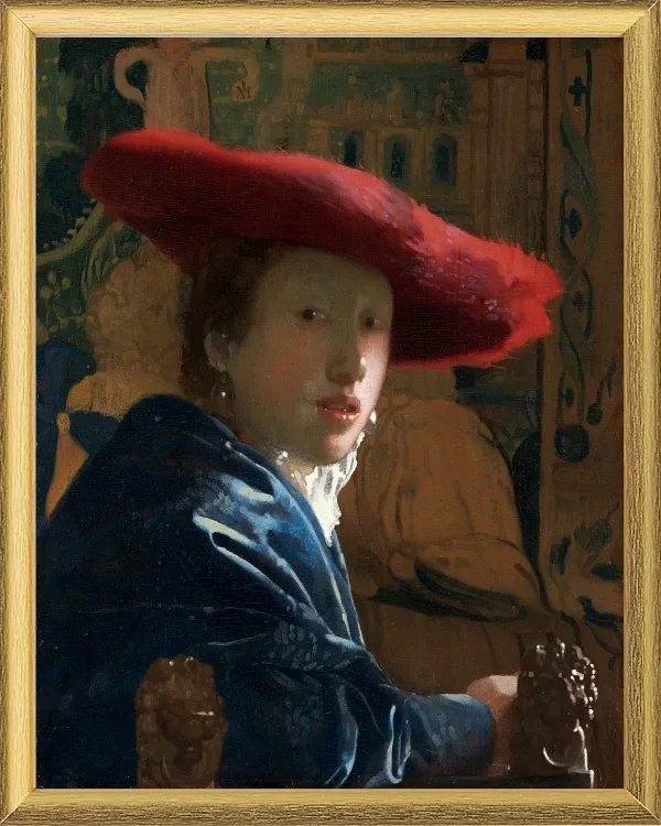 Mädchen mit dem roten Hut - 1666