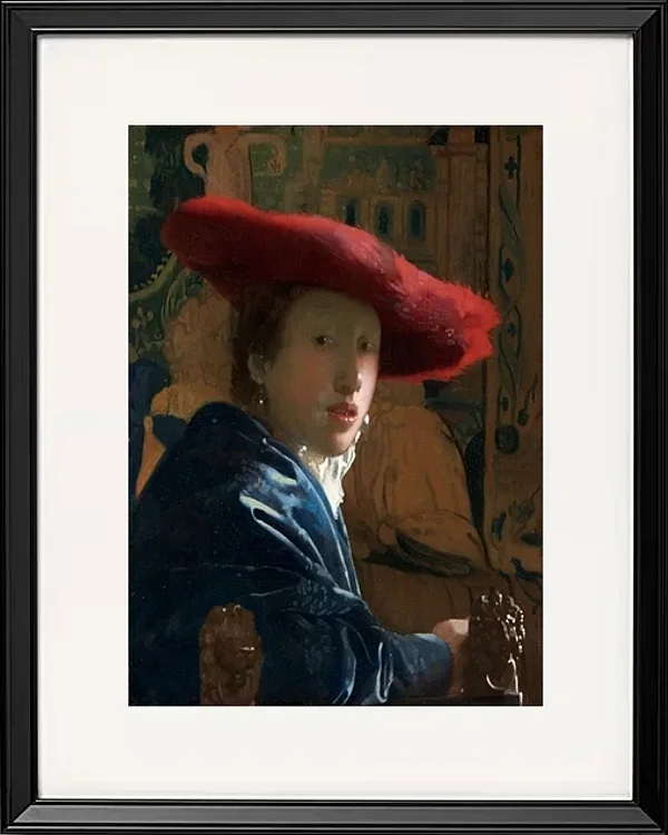 Mädchen mit dem roten Hut - 1666