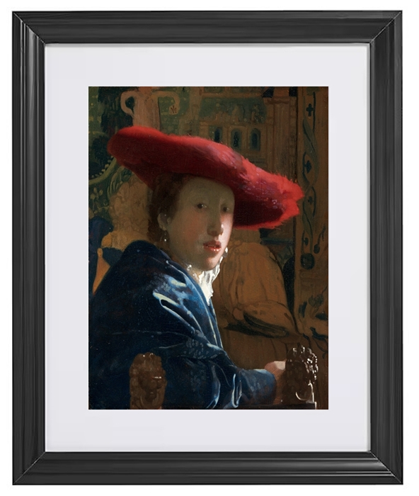 Mädchen mit dem roten Hut - 1666
