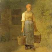 Mädchen trägt Wasser - 1855