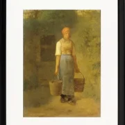 Mädchen trägt Wasser - 1855